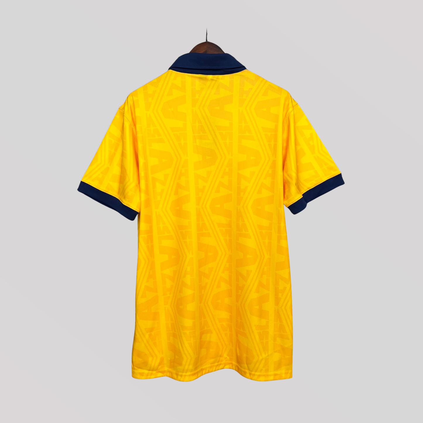 Lazio 1991/92 Yellow Away Retro Football Kit