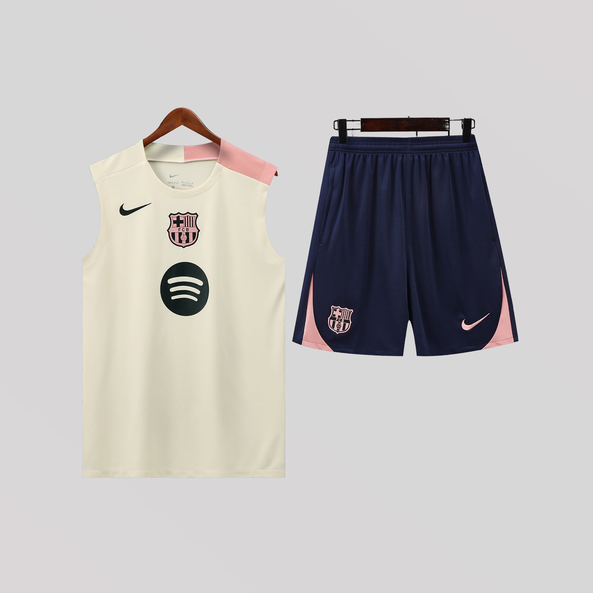 Barcelona Beige 25/26 Training Kit - FutKulture