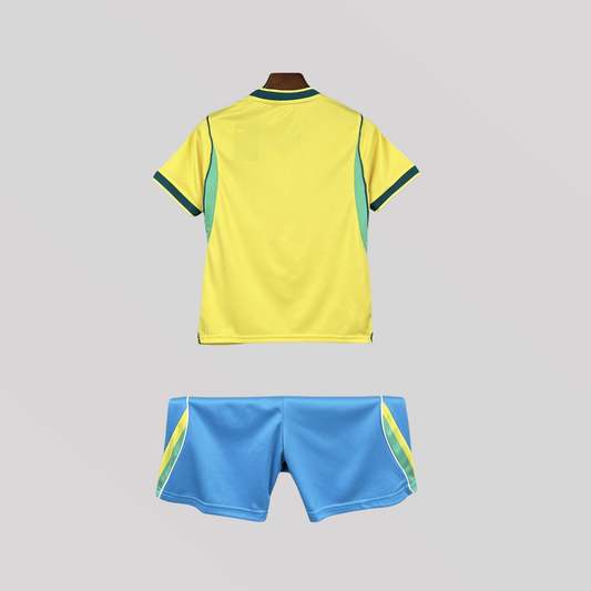 Brazil World Cup Home Kids Size Kit