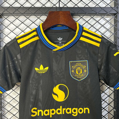 2025/2026 Manchester United Third Away Kids Size Kit