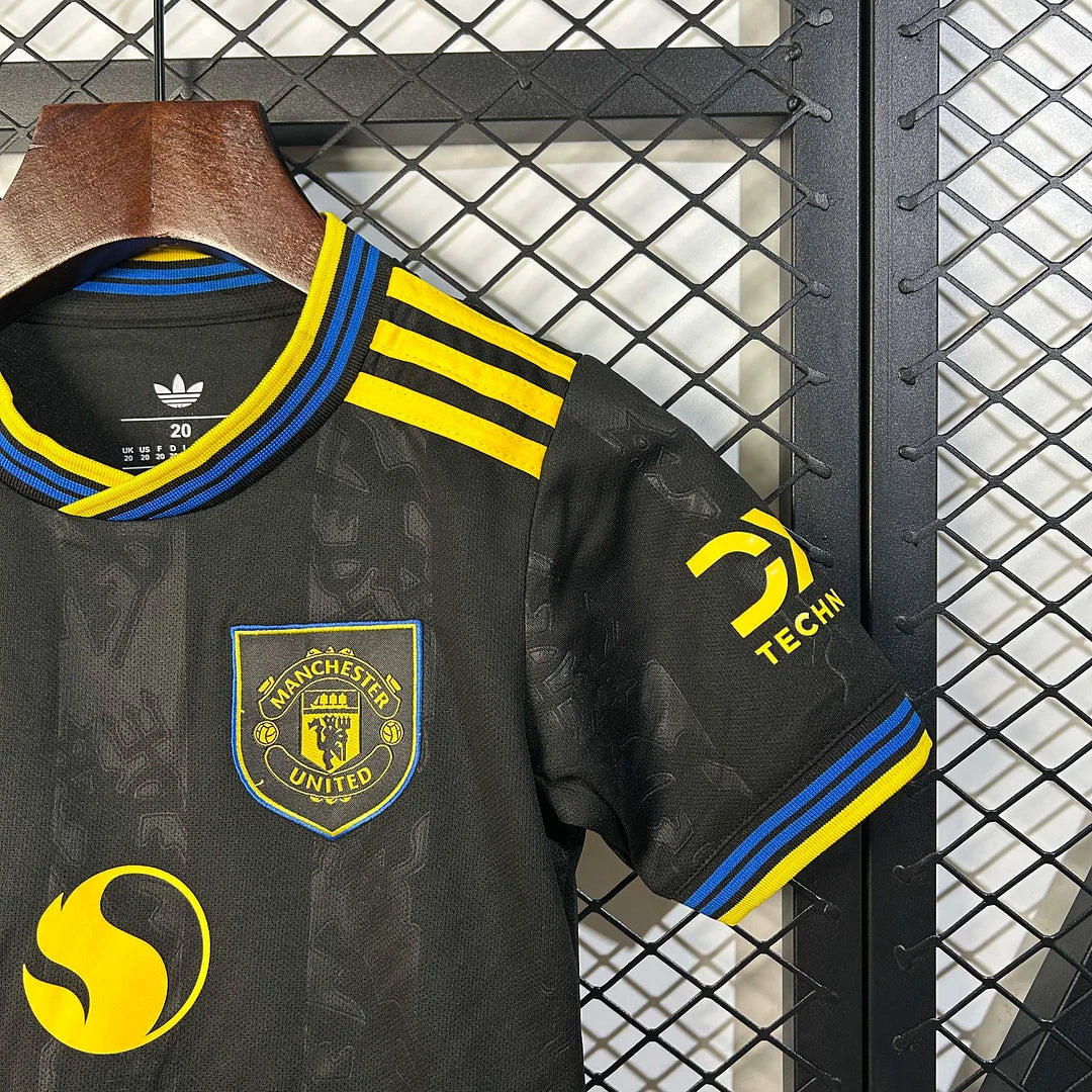 2025/2026 Manchester United Third Away Kids Size Kit