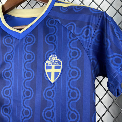 2026 Sweden Away World Cup Kids Size Kit