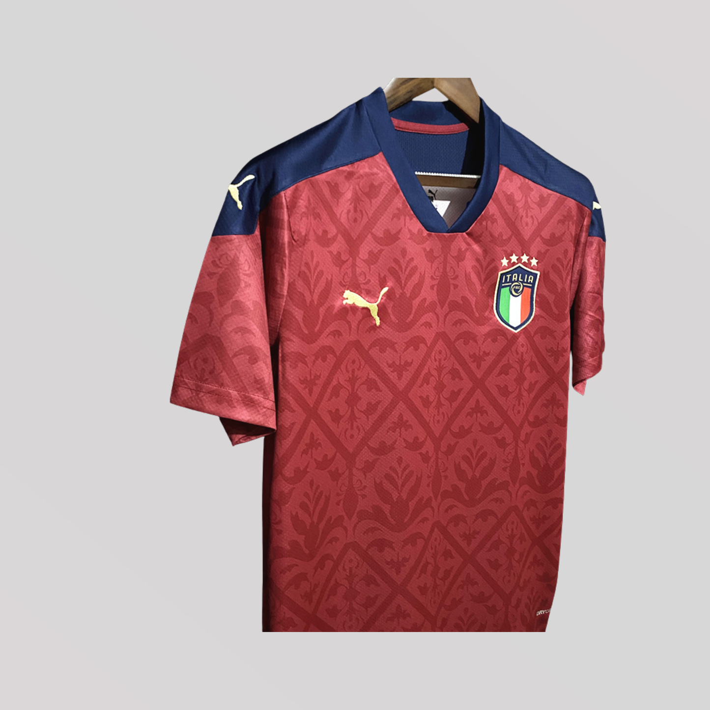 Italy 2021/22 Red Goalkeeper Retro Football Kit