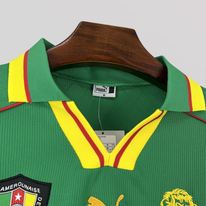 Cameroon 1998 Home Retro Football Kit