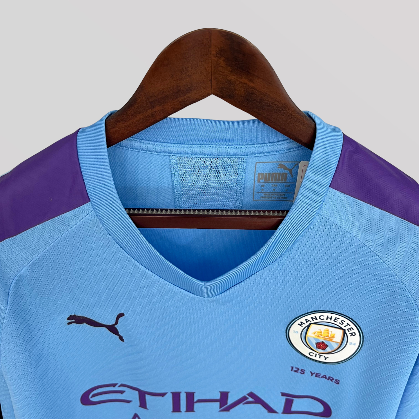 Manchester City 2019/20 Home Retro Football Kit