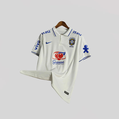 Brazil Polo White Premium Kit - FutKulture