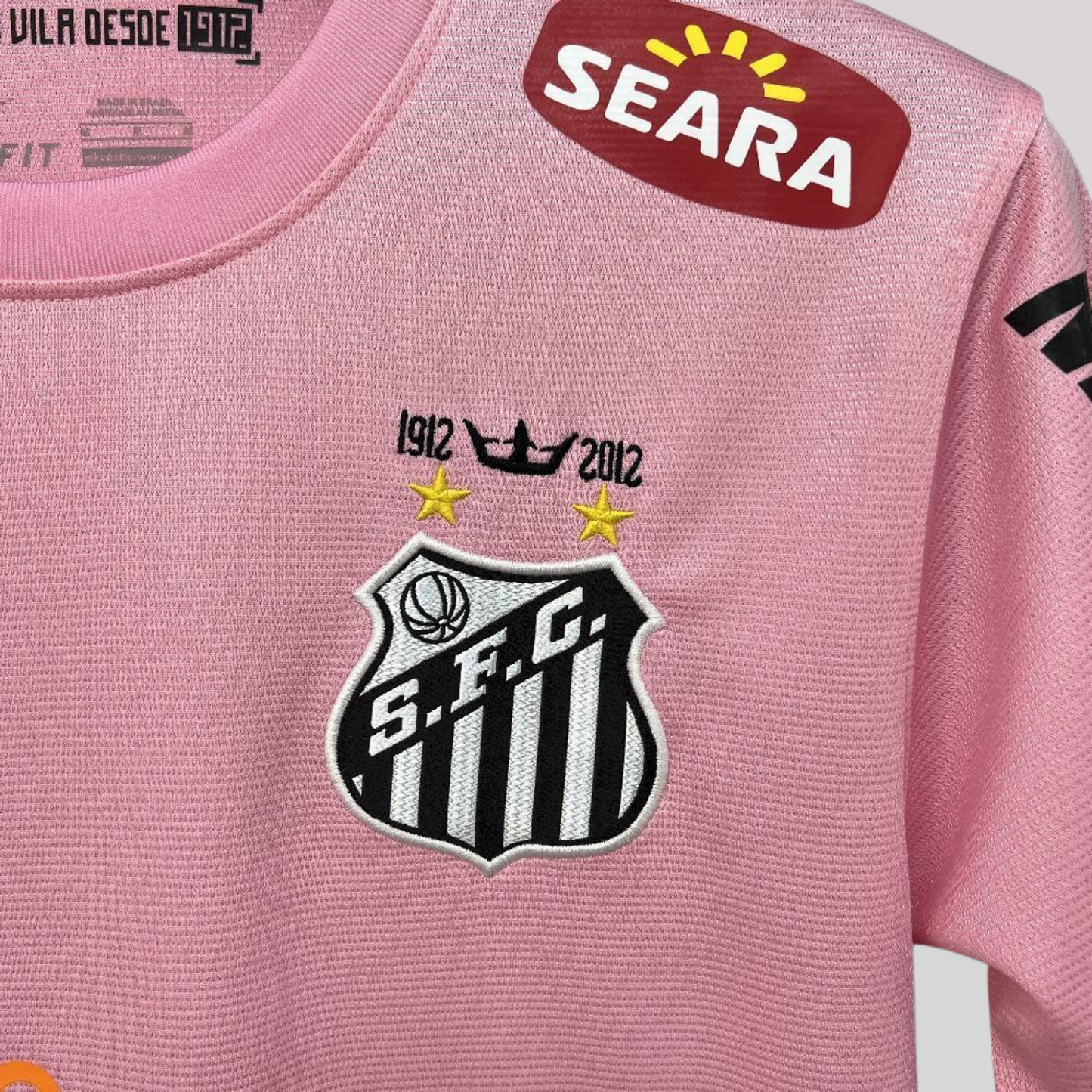 Santos 2011/12 Pink Retro Kit