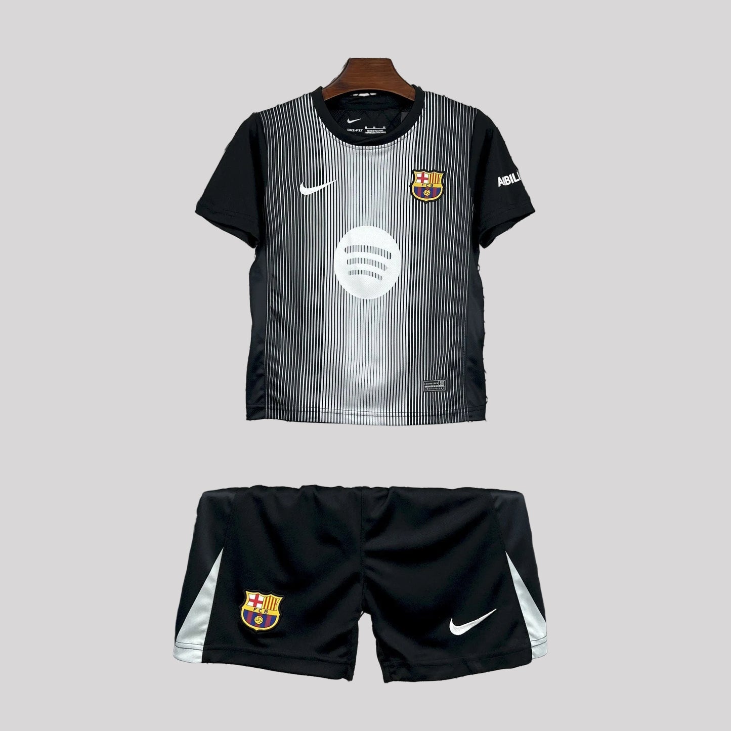 2025/2026 Barcelona Black Goalkeeper Football Kit