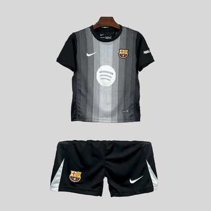 2025/2026 Barcelona Black Goalkeeper Football Kit