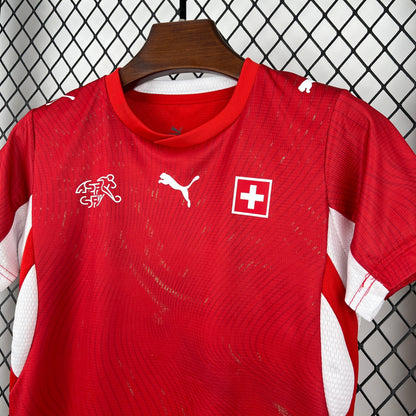 2026 Switzerland Home World Cup Kids Size Kit