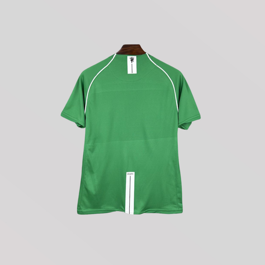 Manchester 2007/08 Green Goalkeeper Retro Kit