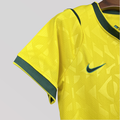 Brazil World Cup Yellow Home Kids Size Kit