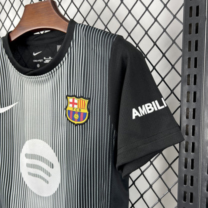 2025/2026 Barcelona Black Goalkeeper Football Kit