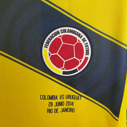 Colombia 2014 Home Retro Football Kit
