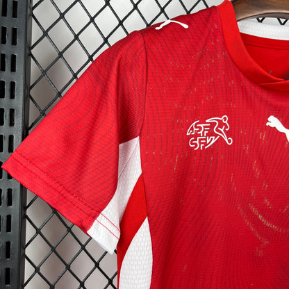 2026 Switzerland Home World Cup Kids Size Kit