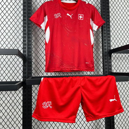 2026 Switzerland Home World Cup Kids Size Kit
