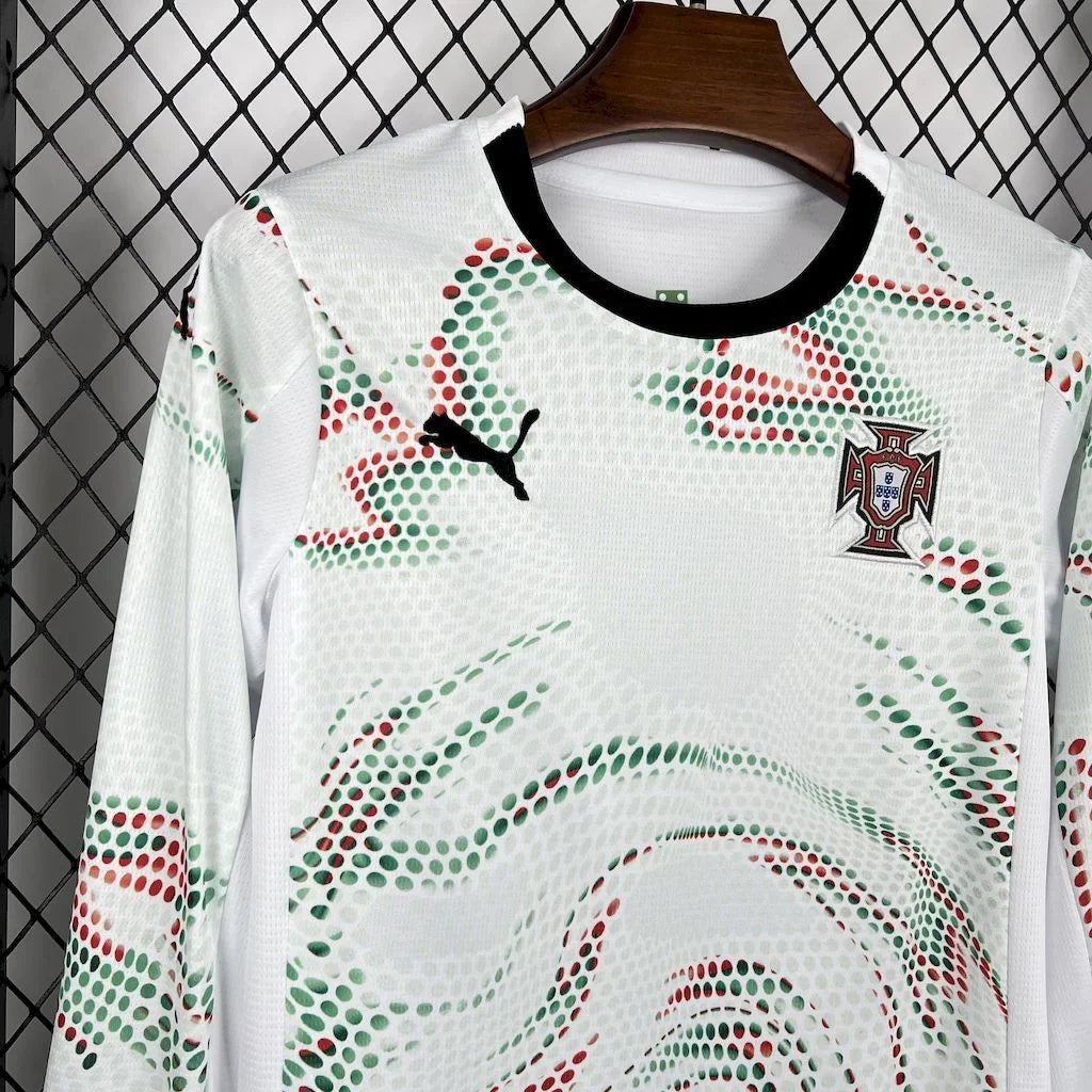 2025 Long Sleeve Portugal Away Kids Size Kit