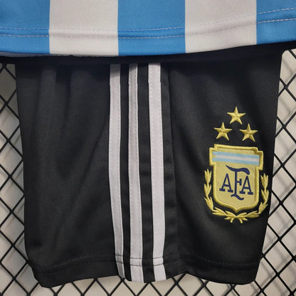 2022 Argentina Home Football Shirt Kids Size