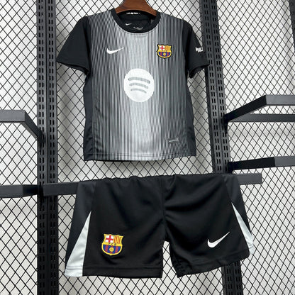 2025/2026 Barcelona Black Goalkeeper Football Kit