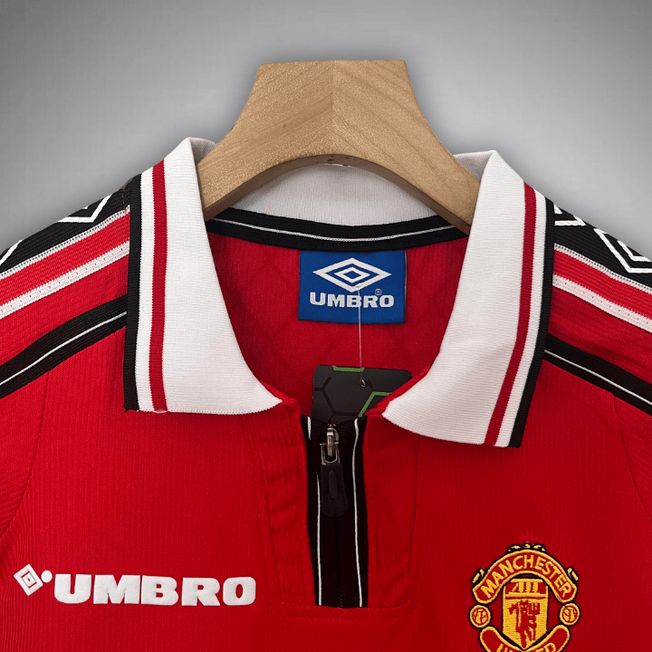 98/99 Manchester United Home Kids Size Kit - FutKulture