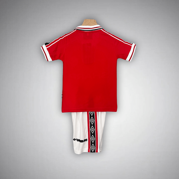 98/99 Manchester United Home Kids Size Kit - FutKulture