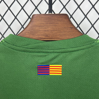 2025/2026 Barcelona Green Goalkeeper Kids Size Kit