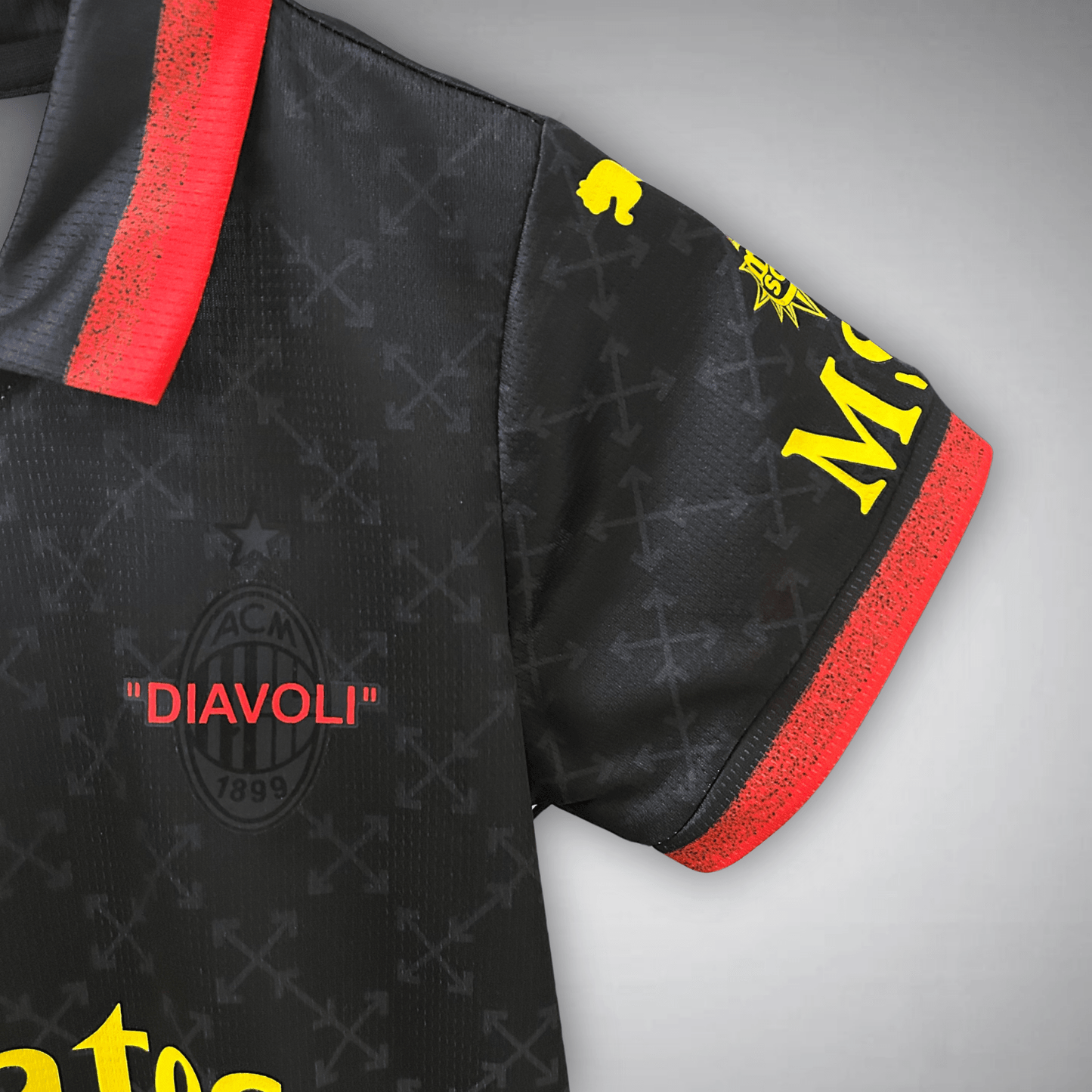 AC Milan x Off-White "Diavoli" Premium Kids Size Kit - FutKulture