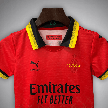 AC Milan x Off-White Premium Kids Size Kit - FutKulture