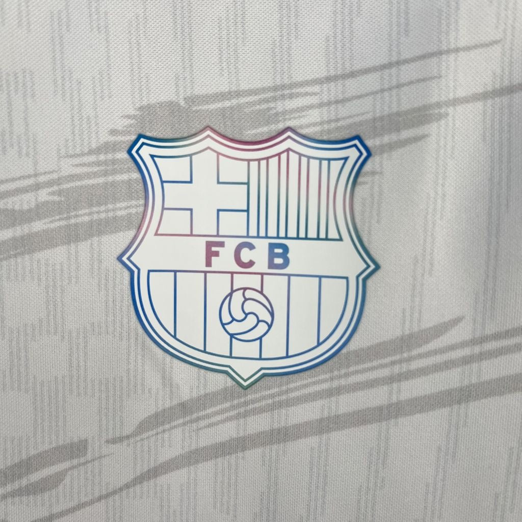 Barcelona "White Chrome" Premium Kit - FutKulture