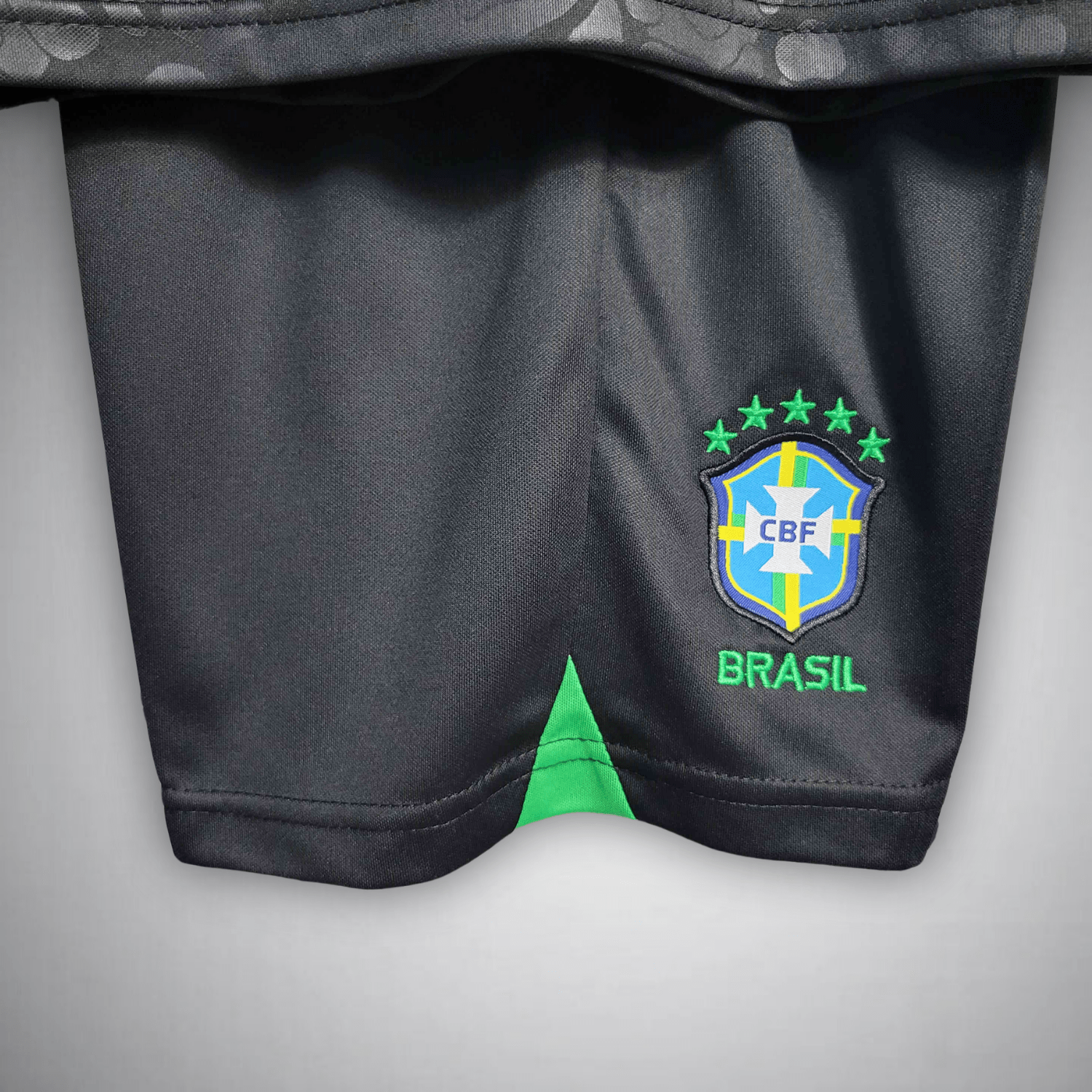 Brazil "Black Leopard" Premium Kids Size Kit - FutKulture