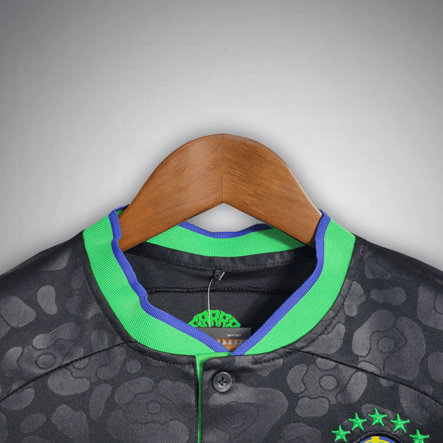 Brazil "Black Leopard" Premium Kids Size Kit - FutKulture
