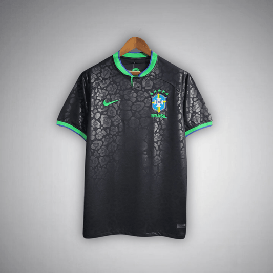 Brazil "Black Leopard" Premium Kit - FutKulture