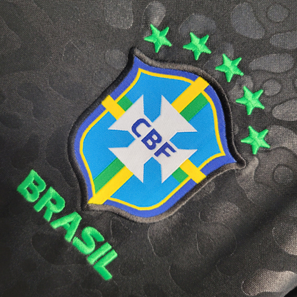Brazil "Black Leopard" Premium Kit - FutKulture