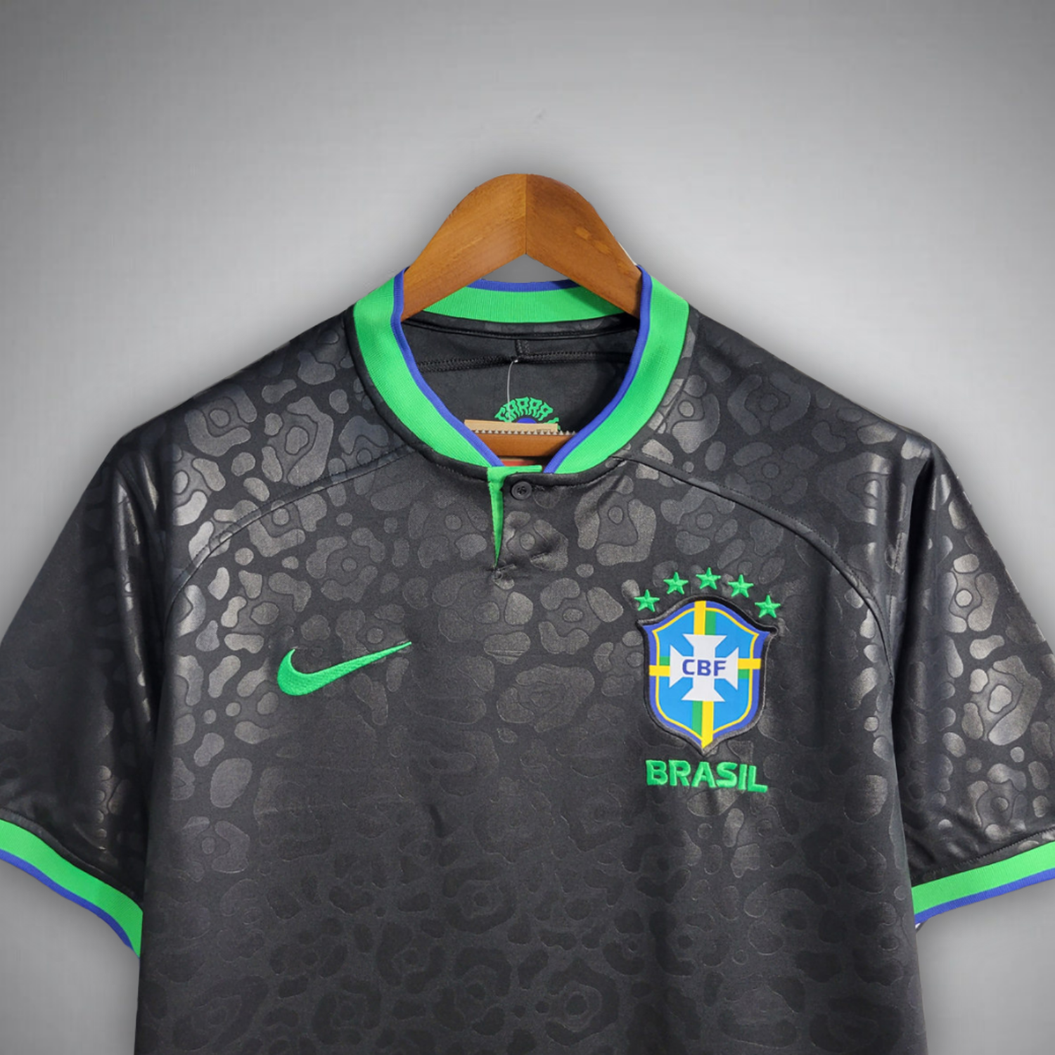 Brazil "Black Leopard" Premium Kit - FutKulture