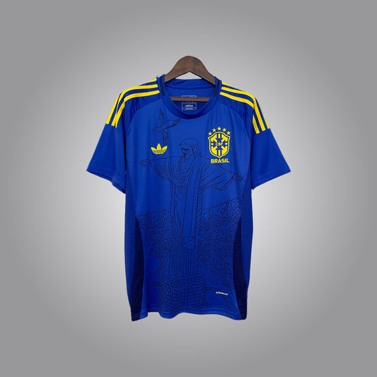 Brazil Jesus Blue Edition Premium Kit - FutKulture
