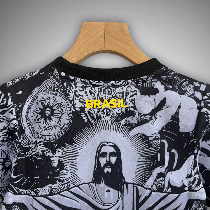 Brazil "Jesus" Premium Kids Size Kit - FutKulture