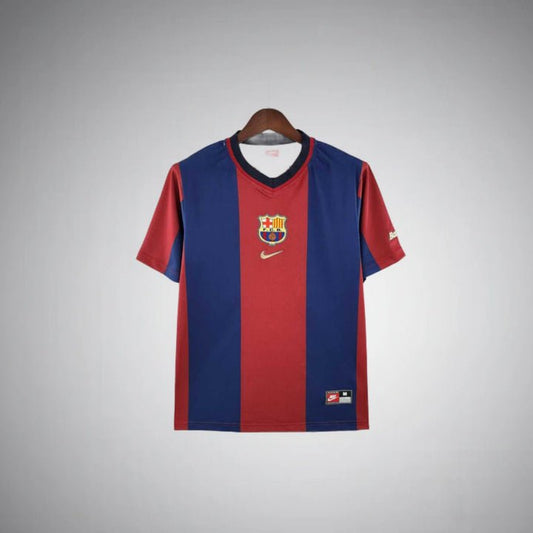 FC Barcelona 1998-1999 Retro Home Kit - FutKulture