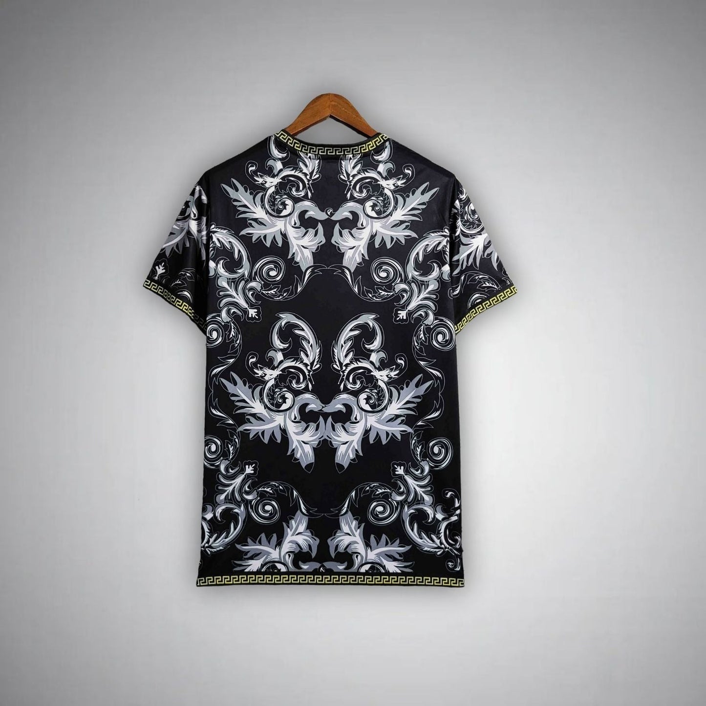 Italy "Versace" Premium Black Kit - FutKulture