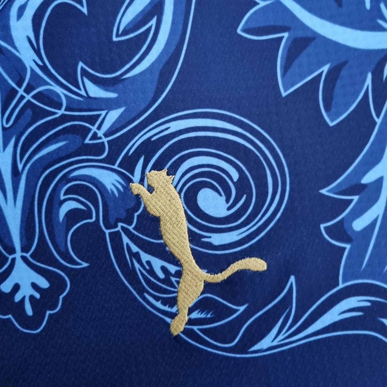 Italy "Versace" Premium Dark Blue Kit - FutKulture