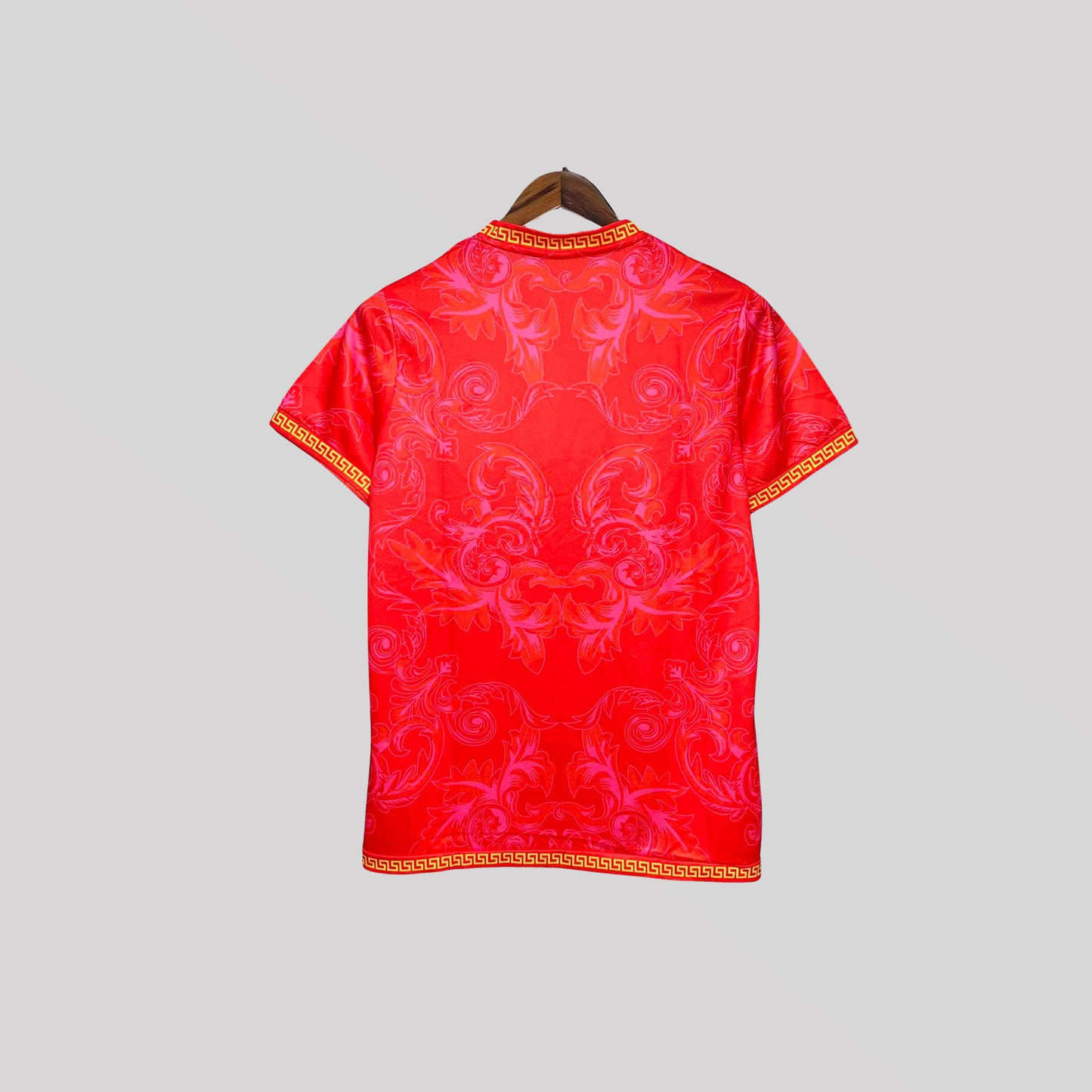 Italy "Versace" Premium Red Kit - FutKulture