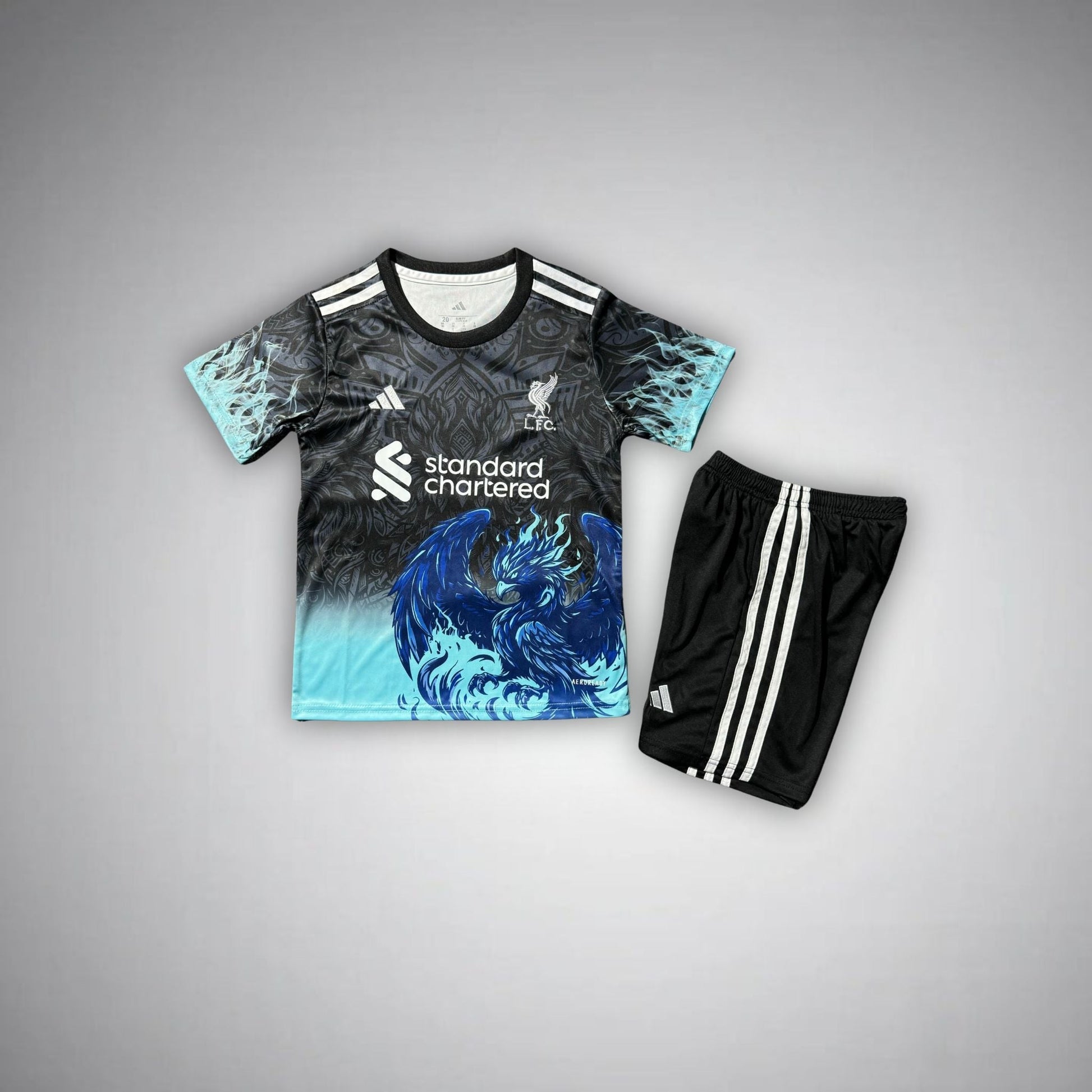 Liverpool "Ocean Phoenix" Premium Kids Size Kit - FutKulture