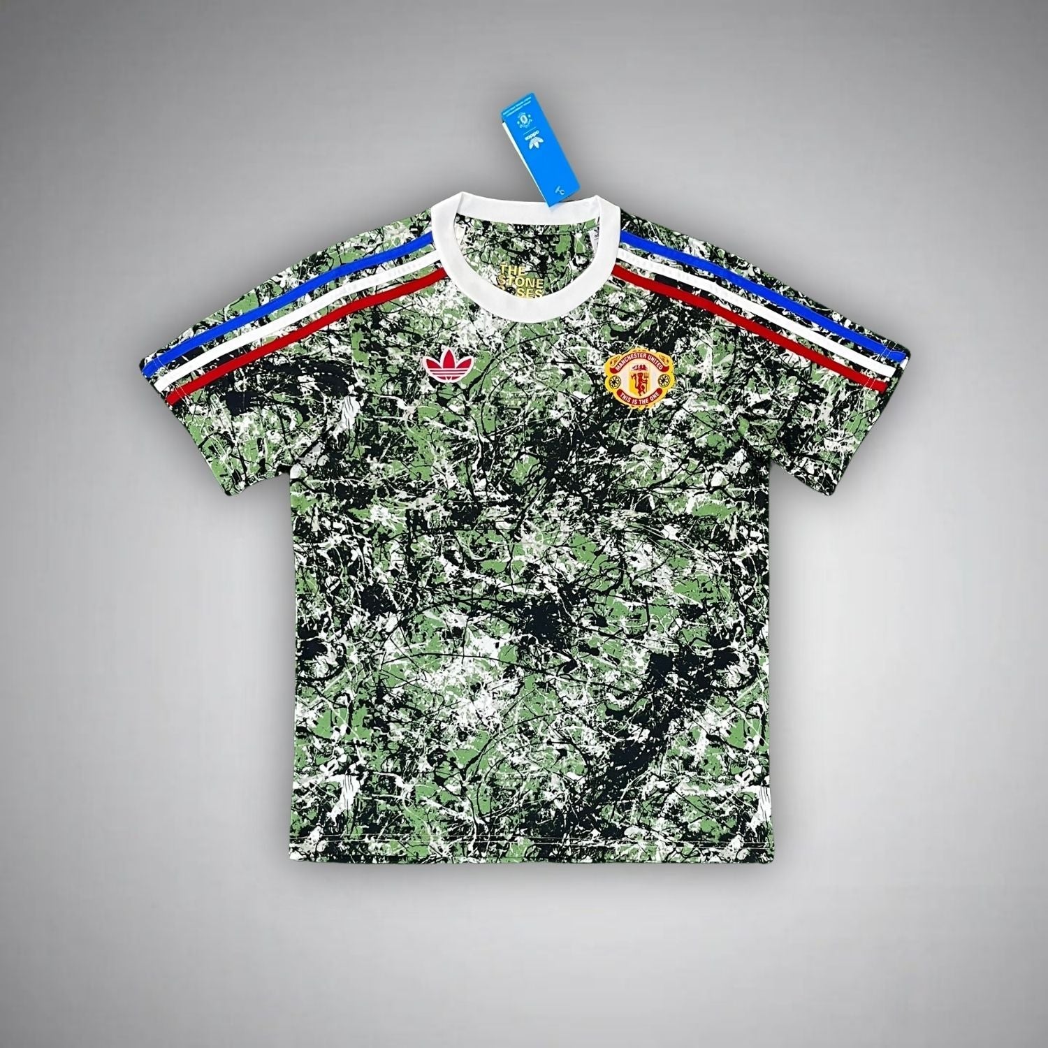 Manchester United X Stone Roses Premium Green Kit - FutKulture