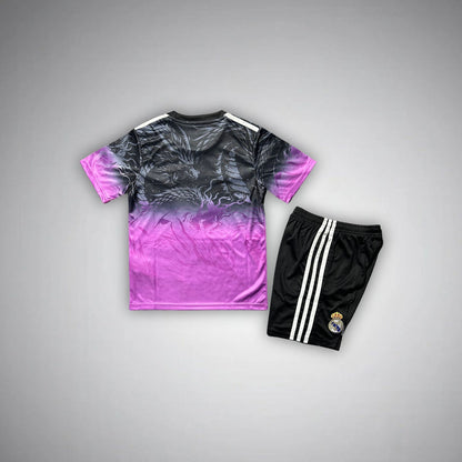 Real Madrid "Amethyst Flame" Premium Kids Size Kit - FutKulture