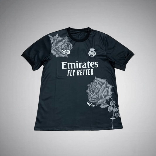 Real Madrid x Y3 4th Black Kit - FutKulture