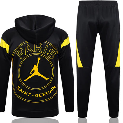 PSG Black and Yellow Premium Tracksuit