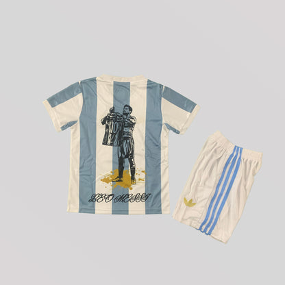 Argentina "Messi" Fans Edition World Cup Kids Size Kit