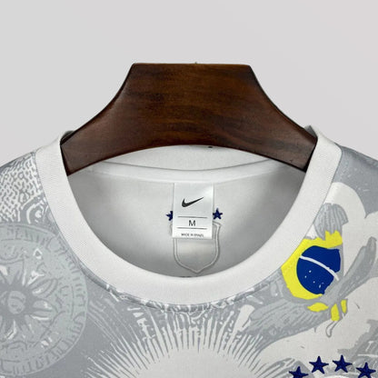 Brazil "Christ the Redeemer" White Premium Kit - FutKulture