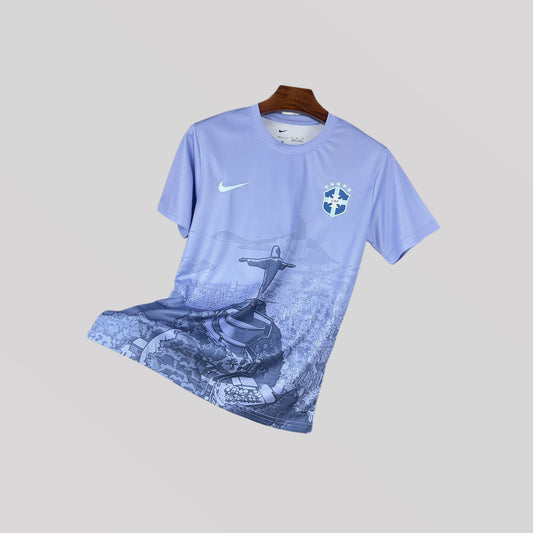 Brazil "Cristo Redentor" Purple Premium Kit - FutKulture