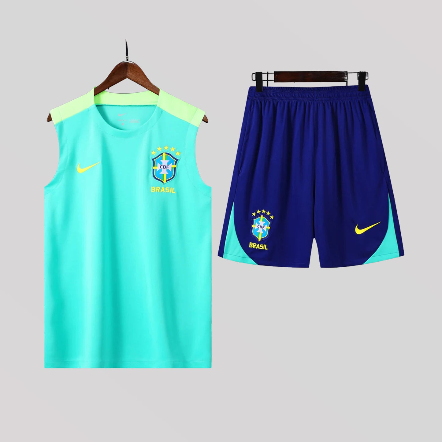 Brazil Light Green Training Kit - FutKulture