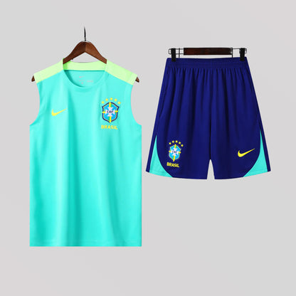 Brazil Light Green Training Kit - FutKulture